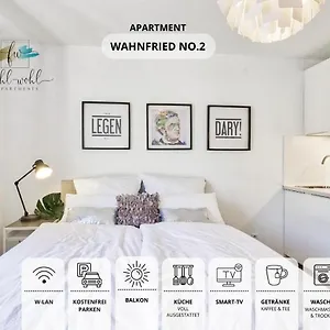 Apartment Wahnfried No2 - Citynah Wohnen Mit Küche, Duschbad Und Balkon, Bayreuth